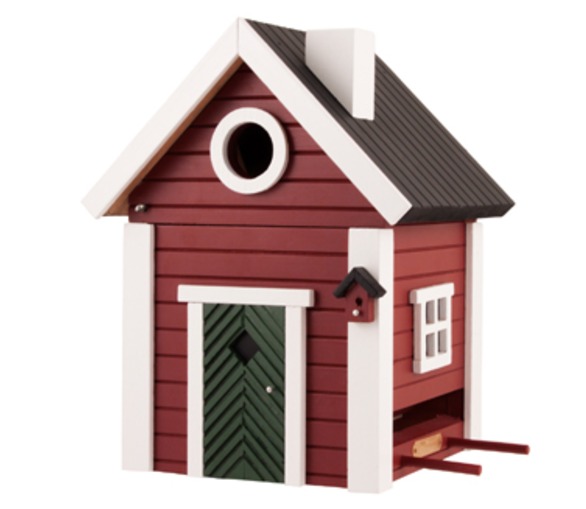 Red Cottage Bird Box