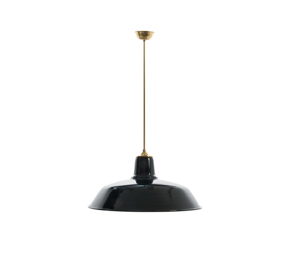 Fixed Rod Old School Lamp - Black